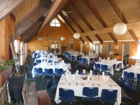 Camp Stevens' Dining Hall ready for guests