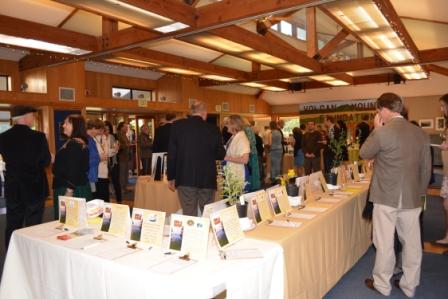 Guest Enjoying 2014 VMF Silent Auction; Photo by Audrey Smith