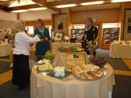 Camp Stevens' Director Beth Bojarski with Bob & Joyce Gans