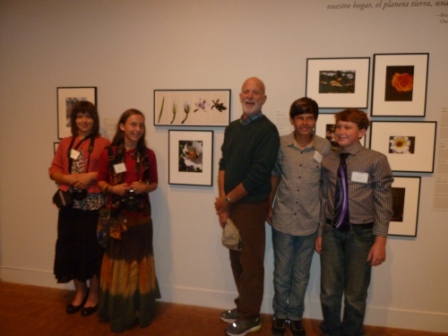 Julian Students with Jeff Holt at MOPA Youth Exhibition-Photo by Colleen Bradley